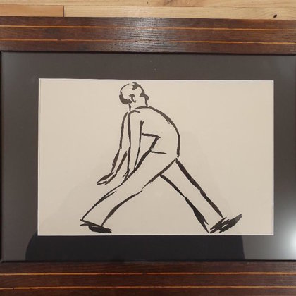 Lucienne PAGEOT_ROUSSEAUX (1899-1994) Encre sur papier annoté &amp; signé, VENDU