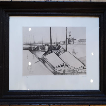 Pierre GUASTALLA (1895-1968) graveur et peintre Venise signée numérotée 40/200, VENDU