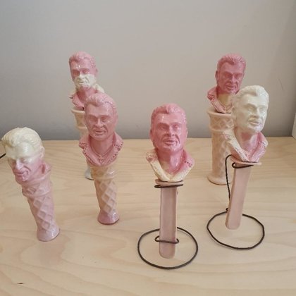 Sucettes parfum Johnny Hallyday Quitterie ITHURBIDE