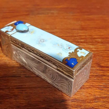 Ancien tube de rouge à lèvres Charmant objet à système, VENDU