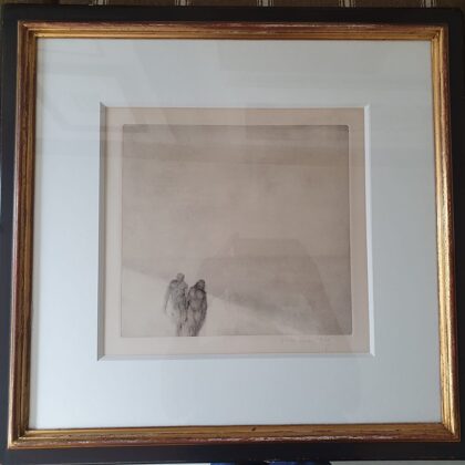 Dessin signé Alain Derembourg XXe siècle, VENDU