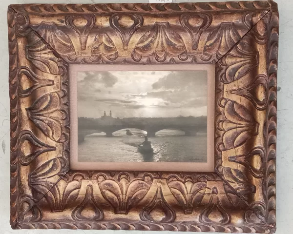 Une photographie N&amp;B du "Palais du Trocadéro" élevé sur une des collines de Paris VEND