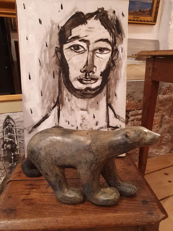 Pierre CHENET OURS POLAIRE Épreuve en bronze, VENDU